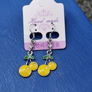 🆕️🍒 3/$18 Cute Cherry Fruit Dangle Earrings
